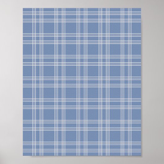 Poster En vichy bleu (Devant)