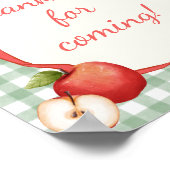 Poster en vichy Pomme de notre Merci oculaire pour le sig (Coin)