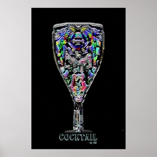 Poster encadré Cocktail (Devant)