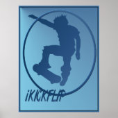 Poster encadré iKICKFLIP (Devant)