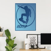 Poster encadré iKICKFLIP (Bureau à domicile)