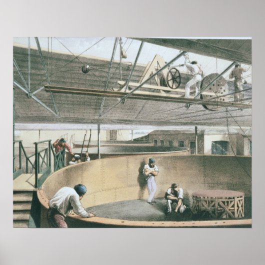 Poster Encaisser le câble télégraphique dans les réservoi (Devant)