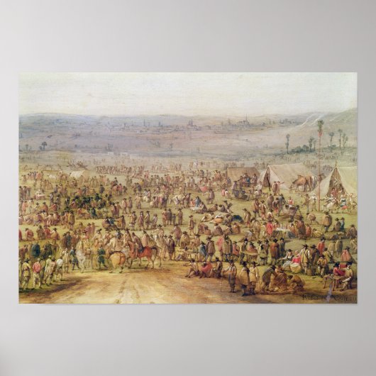 Poster Encampement militaire (Devant)