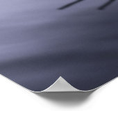 Poster Encens brûlants au-dessus du bol de pétales (Coin)