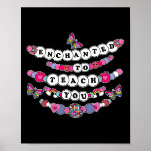 Poster Enchanté de vous enseigner Citations d'enseignants