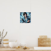 Poster Enchanted Fairy Prince with Emerald Eyes (Cuisine)