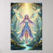Poster Enchanted Forest Fairy | Magical Fantasy Art  (Devant)