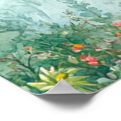 Poster Enchanted Forest Fairytale Forest Baby Shower Sign (Coin)