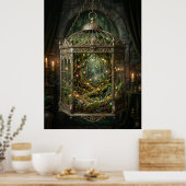Poster Enchanted Forest in Birdcage (Cuisine)