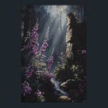 Poster Enchanted Forest Spring Dark Cottagecore Mystical<br><div class="desc">Enchanted Forest Spring Dark Cottagecore Mystical Art, Moody Dark Botanical Fantasy Flowers Wall Decor, Secret Floral Woodland Digital Art Dark Academia, Dark Academia aesthetic, Dark Academia style, vintage academia, gothic academic, classic literature aesthetic, moody vintage art, intellectual aesthetic, old books aesthetic, scholarly style, medieval academia, antique aesthetic, dark vintage style,...</div>