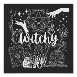 Poster Enchantement Mystique : Délice de Design Sorcière