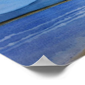 Poster Enchanter Bluff par la mer (Coin)