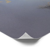 Poster Enchanter la lune d'Halloween (Coin)