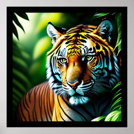 Poster Enchanter Le Tigre De La Jungle - Fierce Et Gratui (Devant)
