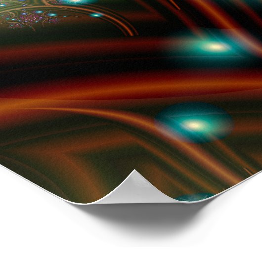 Poster Enchanter les lucioles fractales (Coin)