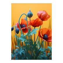 Enchanter les pavots rouges