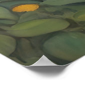 Poster Enchanter Vintage Cottage Paysage Peinture (Coin)