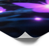 Poster Enchanting kitten in a magical forest with glowing (Coin)