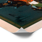 Poster Enchère du diable Femme en Costume Théâtre 2 (Coin)