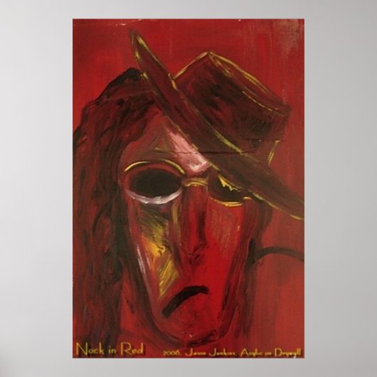 POSTER ENCOCHE EN ROUGE (Devant)