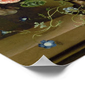 Poster Encore la vie avec des fleurs (Coin)