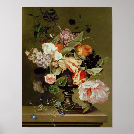 Poster Encore la vie avec des fleurs (Devant)