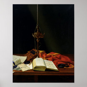 Poster Encore la vie avec une Bible, 1821