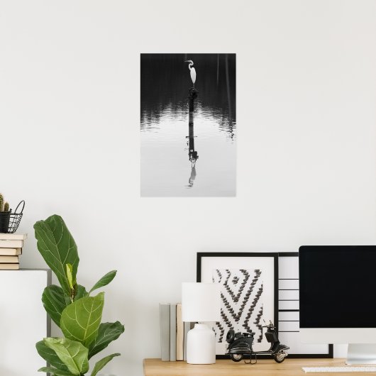 Poster Encore réflexion (Bureau à domicile)