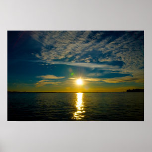 Poster Encore un beau coucher de soleil sur la baie d'Och