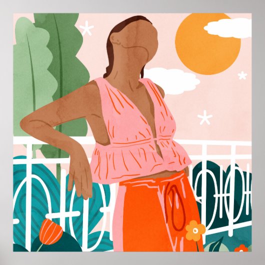 Poster Encore une journée chaude (Devant)