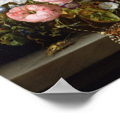 Poster Encore vie de lys rose, tulipes (Coin)