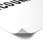 Poster Encourage One Word Insrational Motivational Distre (Coin)