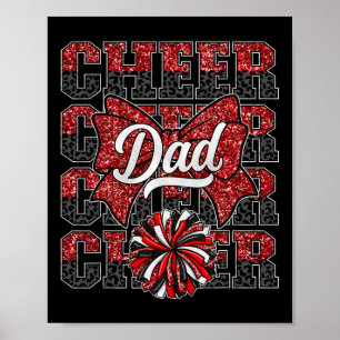 Poster Encourage Papa Papa Ruban Sport Pom-pom girl Cheer