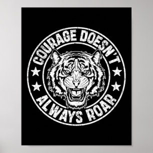 Poster Encouragement de boxe Motivation Courage