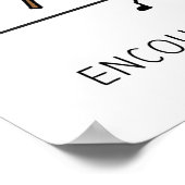 Poster Encouragez Mint Vous Être Formidable (Coin)