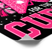 Poster Encouragez Pour La Cure Léopard Cheer Rose Footll (Coin)