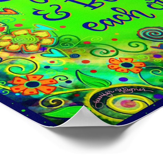 Poster Encouragez-vous à citer un autre Citation École d' (Coin)