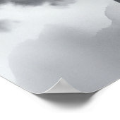 Poster Encre Aigle Tempête Crags (Coin)