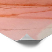 Poster Encre d'alcool Abstraite Purple Peach Gold (Coin)