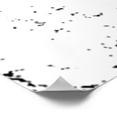 Poster Encre et Echos : Graphique noir et blanc (Coin)