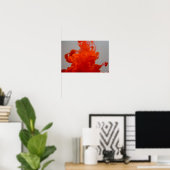 Poster Encre liquide dans l'eau (Bureau à domicile)