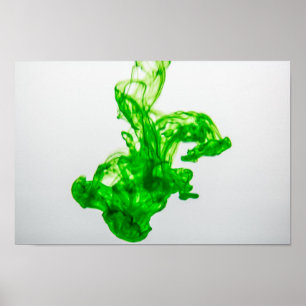 Poster Encre liquide dans l'eau