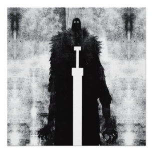 Poster Encre parlant Fantastique V02 Un Chevalier de l'en