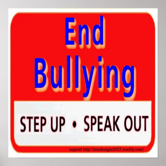 Poster end bullying (Devant)