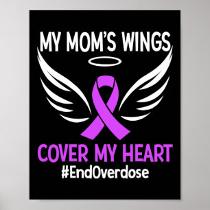 Poster End Overdose Les Ailes de ma mère couvrent mon cœu