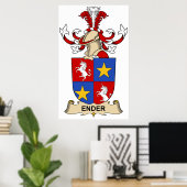 Poster Ender Family Crest (Bureau à domicile)
