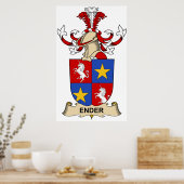 Poster Ender Family Crest (Cuisine)