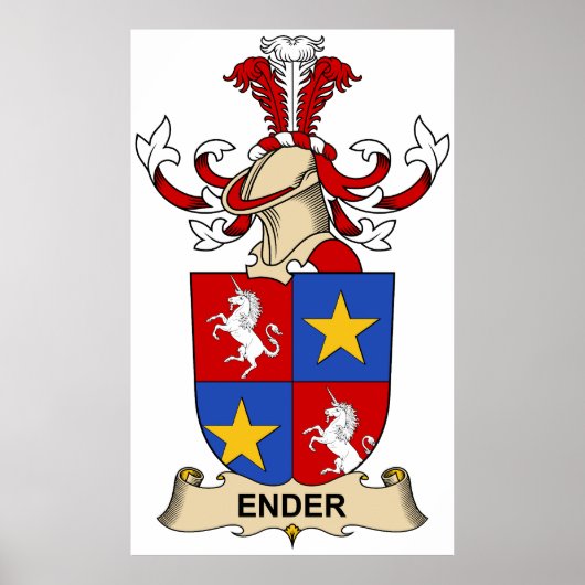 Poster Ender Family Crest (Devant)