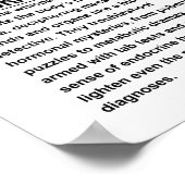 Poster Endocrinologue (Coin)