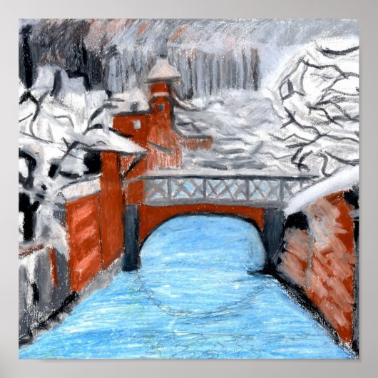 Poster Endroit de neige (Devant)